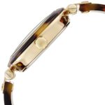 Anne Klein Women's Gold-Tone Tortoise Shell Plastic Bracelet Watch