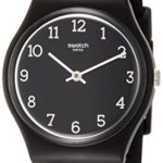 Swatch Originals Blackway Black Dial Silicone Strap Unisex Watch