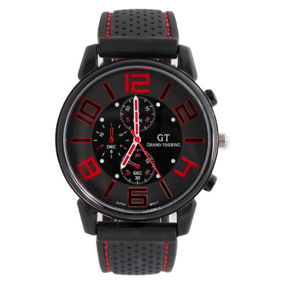 Top Brand Xfcs GT F1 Car Racing Big Dial Men Sport Watches Silicone Band