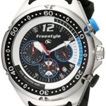 Freestyle Hammerhead XL Dive Watch with stainless-steel case, blue subdials, and shock-resistant polyurethane strap, designed for scuba diving and water activities. 