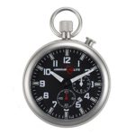 Armourlite Black Dial Tritium Pocket Watch with Alarm Clock.
