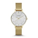 Skagen Women's Anita Quartz Stainless Steel Mesh Casual Watch