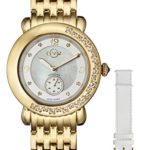GV2 by Gevril Marsala Gemstone Womens With Gemstones Watch
