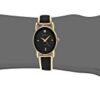 Armitron Women's Diamond-Accented Dial Gold-Tone and Black Bangle Watch