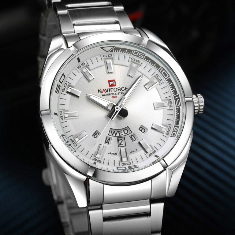 NAVIFORCE Top Luxury Brand Men Sports Watches Men's Quartz Clock Man Stainless Steel Army Military Wrist Watch Relogio Masculino 2 NAVIFORCE Top Luxury Brand Men Sports Watches