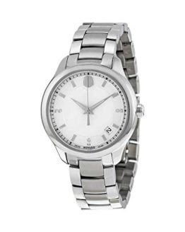 Movado Bellina Mother of Pearl Dial Stainless Steel Ladies Watch