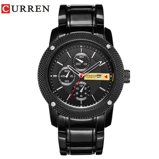 Curren 8069 Luxury Sport Quartz Men Wrist Watch Analog Round Wristwatch