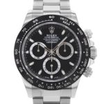 ROLEX Cosmograph Daytona Black Dial Stainless Steel Oyster Men's Watch