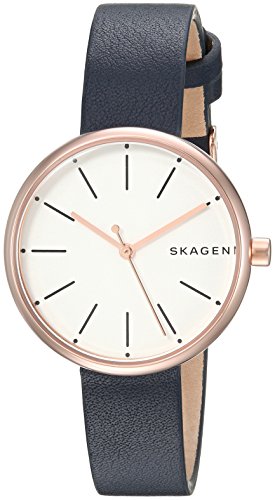 Skagen Women's Signatur Blue Leather Watch