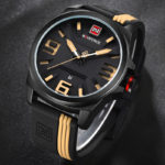 2018 New Fashion NAVIFORCE Mens Watches Miliarty Quartz Watch