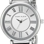 Anne Klein Women's AK/2159SVSV Silver-Tone Bracelet Watch