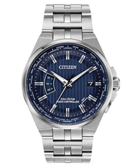 Men's Citizen Eco-Drive World Perpetual A-T Stainless Steel Watch