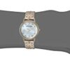 Anne Klein Women's Swarovski Crystal Accented Gold-Tone Textured Bangle Watch