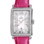 Gevril Women's White Mother-of-Pearl Genuine Alligator Strap Watch