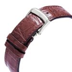 Baume & Mercier Brown Leather Strap Silver Dial Women's Watch