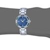 Anne Klein Women's Swarovski Crystal Accented Silver-Tone Bracelet Watch