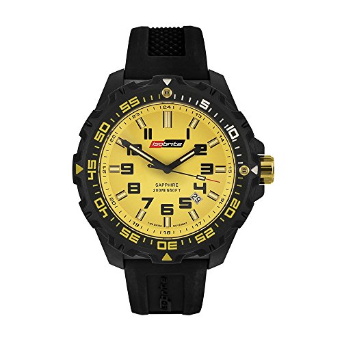 Isobrite ISO303 Valor Series Black/Yellow T100 Tritium Watch