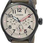 Citizen Men's 'Military' Quartz Stainless Steel and Nylon Casual Watch