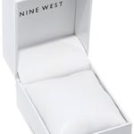 Nine West Women's Easy To Read Swarovski Crystal Accented Bracelet Watch