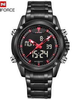 New Naviforce Fashion Watches - A Luxury Brand Men's Quartz Hour Analog Digital LED Sports Watch for the Modern Man