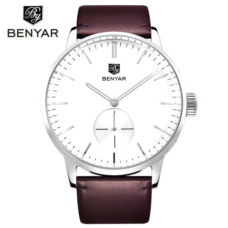 2017 Top Luxury Brand Benyar Men Sports Watches Men's Quartz Clock Man Leather Army Military Wrist Watch Relogio Masculino 2 2017 Top Luxury Brand Benyar Men Sports Watches Men's Quartz