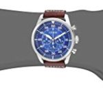 Citizen Men's Avion Stainless Steel Quartz Leather Calfskin Strap