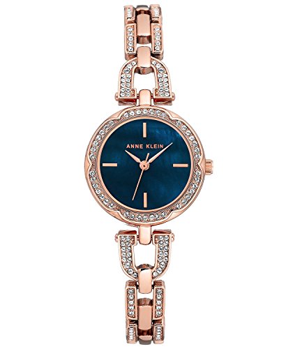 Anne Klein Women's Rose Gold-Tone Stainless Steel Bracelet Watch
