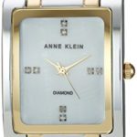 Anne Klein Women's Swarovski Crystal Accented Two-Tone Bracelet Watch