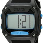 Freestyle Unisex Shark Tooth Digital Display Japanese Quartz Black/ Cyan Watch