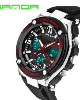 SANDA Brand Luxury Watch Men Shock Resistant Electronic Digital Watch