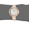 Armitron Women's Swarovski Crystal Accented Rose Gold-Tone Bangle Watch