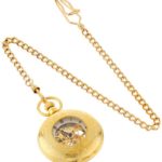 Charles-Hubert, Paris Gold-Plated Mechanical Pocket Watch