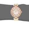 Anne Klein Women's Rose Gold-Tone Watch with Leather Band