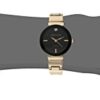 Anne Klein Women's Diamond-Accented Gold-Tone Bracelet Watch