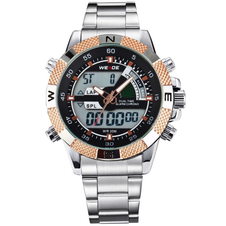 WEIDE Watches Men Top Brand Luxury Quartz Men LED Digital Watch Clock Man Army Military Sport Wrist Watch Relogio Masculino 2017 1 WEIDE Watches Men Top Brand Luxury Quartz Men LED Digital Watch