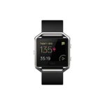 Fitbit Blaze Smart Fitness Watch, Black, Silver, Large (6.7 - 8.1 inch)
