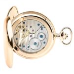 Elegant Rose Gold Rapport Oxford Hunter Case Pocket Watch