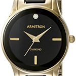 Armitron Women's Diamond-Accented Gold-Tone Watch