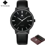Top Brand Luxury Men Leather Waterproof Sports Watches