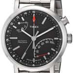 Timex Unisex Metropolitan+ Silver-Tone Stainless Steel Bracelet Watch