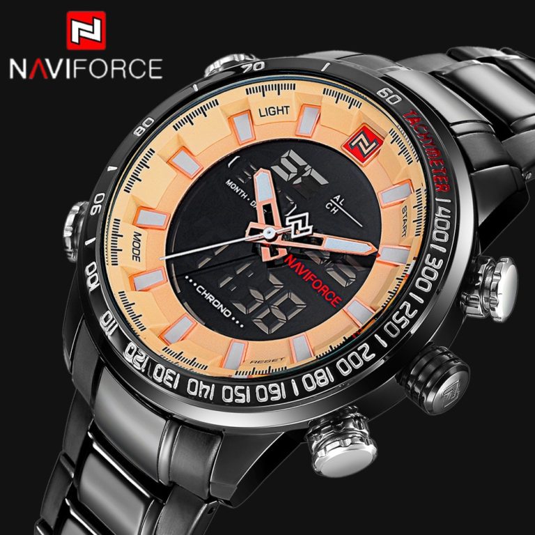 NAVIFORCE Top Luxury Brand Men Digital Sports Watches