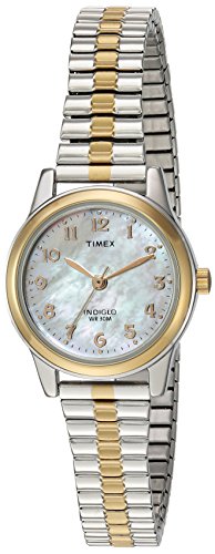 Timex Women's Essex Avenue Two-Tone Extra Long Stainless Steel Band Watch