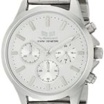 Vestal Unisex Heirloom Chrono Analog Display Analog Quartz Silver Watch