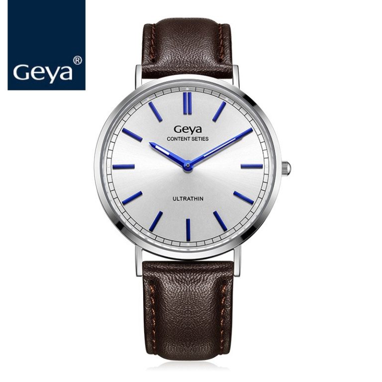 Geya Japan Miyota GL20 Movement Quartz Men Wrist Watch Fashion Sports Leather Watchband Male Clock Luxury Brand Man Quartz Watch Geya Japan Miyota GL20 Movement Quartz Men Wrist Watch