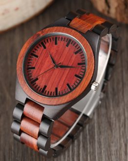 Men's Fashion Nature Wood Wrist Watch Novel Handmade Sport