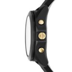 Armani Exchange Men's Hybrid Smartwatch, Black Silicone