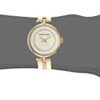 Anne Klein Women's Swarovski Crystal Accented Gold-Tone Bangle Watch
