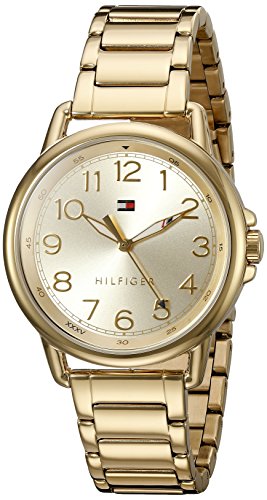 Tommy Hilfiger Women's Casey Quartz Gold-Plated Casual Watch