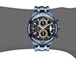 GUESS Men's Iconic Blue & Rose Gold Watch