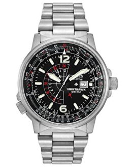 Citizen Men's Eco-Drive Promaster Nighthawk Dual Time Watch